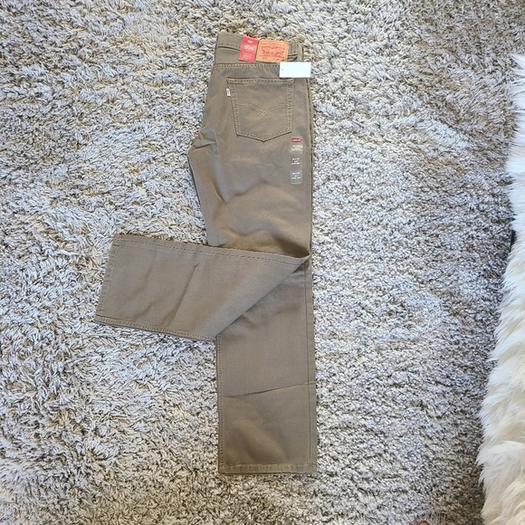 Levi's Men's 514 Straight Fit Cut Jeans  Earth Brown 2-Canvas, 36W x 32L - Picture 3 of 7